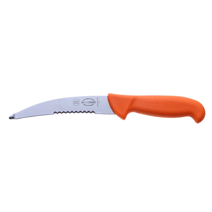 Cutit Dick 8.2140.15, cu lama curba 15 cm, pentru despicat carcase