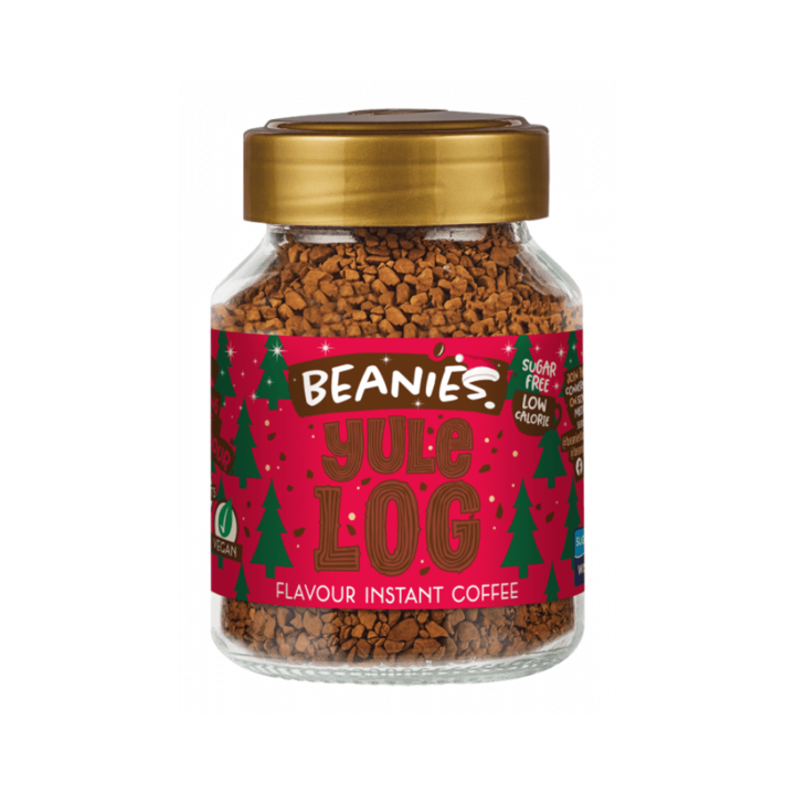 Beanies Yule Log - fatörzs torta ízű instant kávé 50g