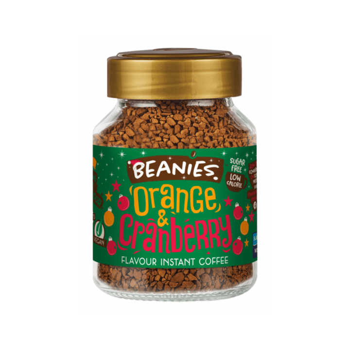 Beanies Narancsos áfonyás ízű instant kávé (karácsonyi íz) 50 g