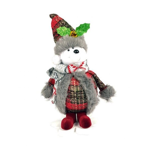 Ornament Craciun Spiridus Ursulet Polar 17cm