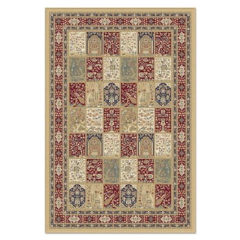 Covor lana 100% Bella 6645-1-51055, 80 x 150 cm, caramiziu, baroc Covor lana 100% Bella 6645-1-51055, 80 x 150 cm, caramiziu, baroc