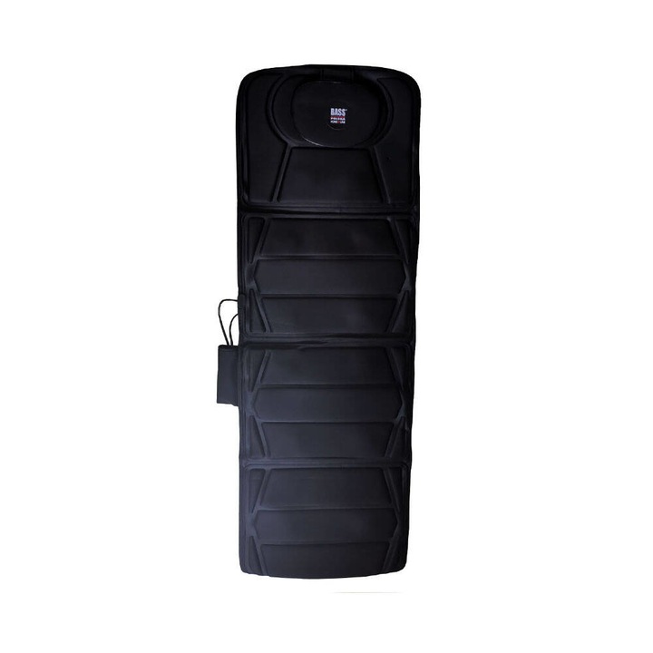 Covoras pentru masaj cu functie de incalzire si telecomanda, 175×60×5 cm, Bass Polska 12825