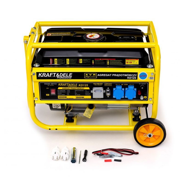 Generator curent, 3800W 12/230V, KD125, Kraft&Dele