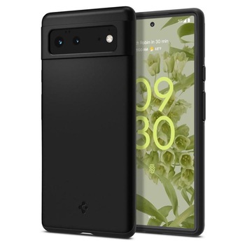 Husa slim Spigen Thin Fit compatibila cu Google Pixel 6 Black Husa slim Spigen Thin Fit compatibila cu Google Pixel 6 Black