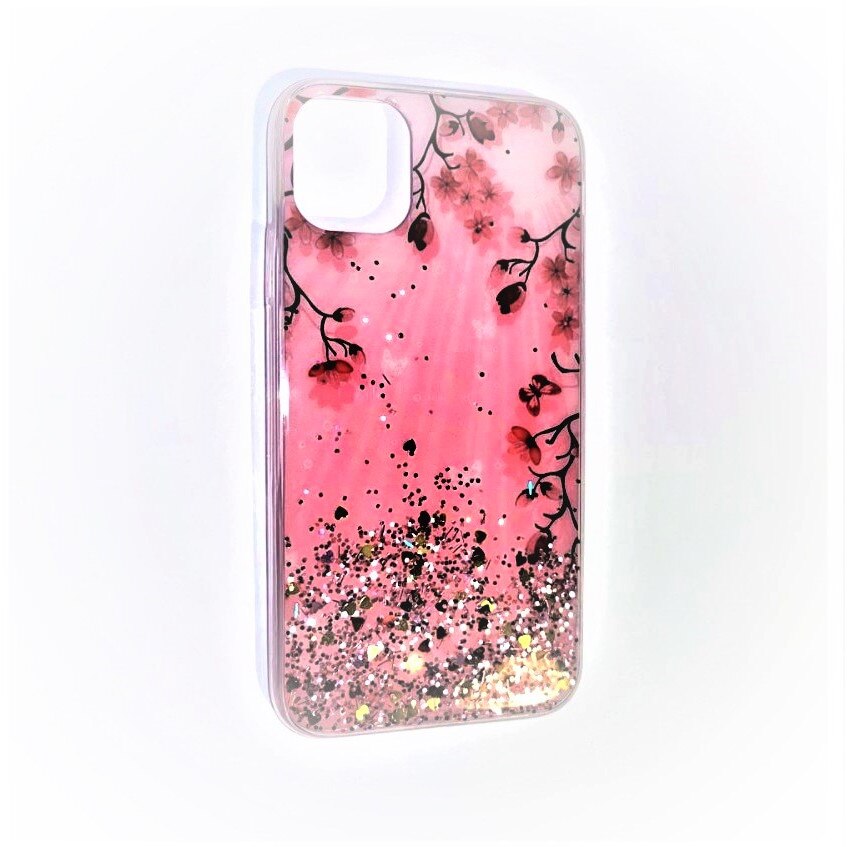 Carcasa compatibila cu iPhone 11 Pink Flowers
