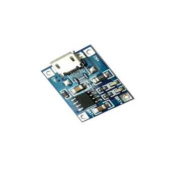 Modul incarcare baterii litiu 1A, 5V, Micro USB Modul incarcare baterii litiu 1A, 5V, Micro USB