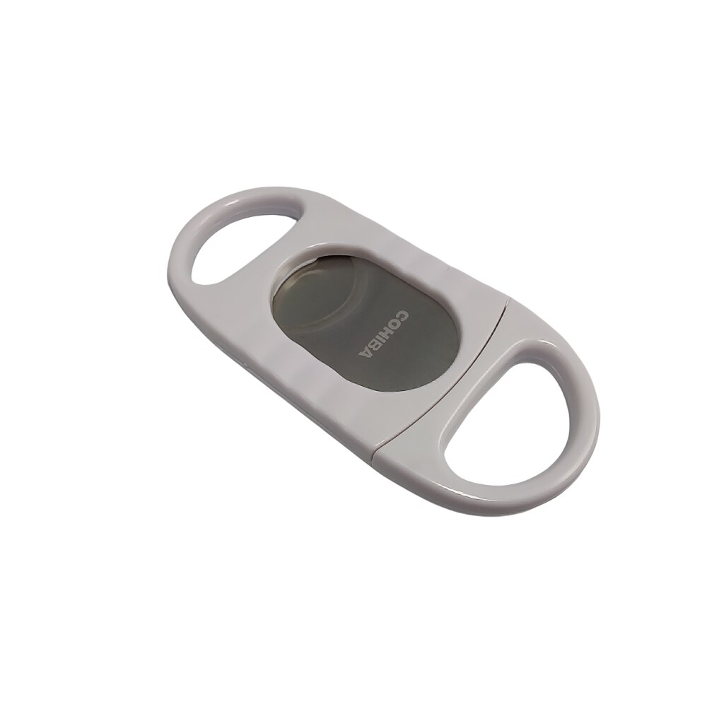 Cutter pentru trabucuri dublu lamelar Cohiba White, plastic, 23mm