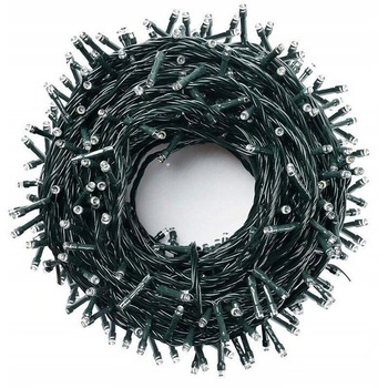 Instalatie Craciun Deliny®, 500 LED-uri, 8 jocuri de lumini, IP20 interior, fir negru, 36 m, Alb rece Instalatie Craciun Deliny®, 500 LED-uri, 8 jocuri de lumini, IP20 interior, fir negru, 36 m, Alb rece