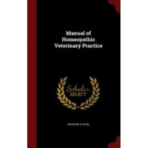 Manual of Homeopathic Veterinary Practice