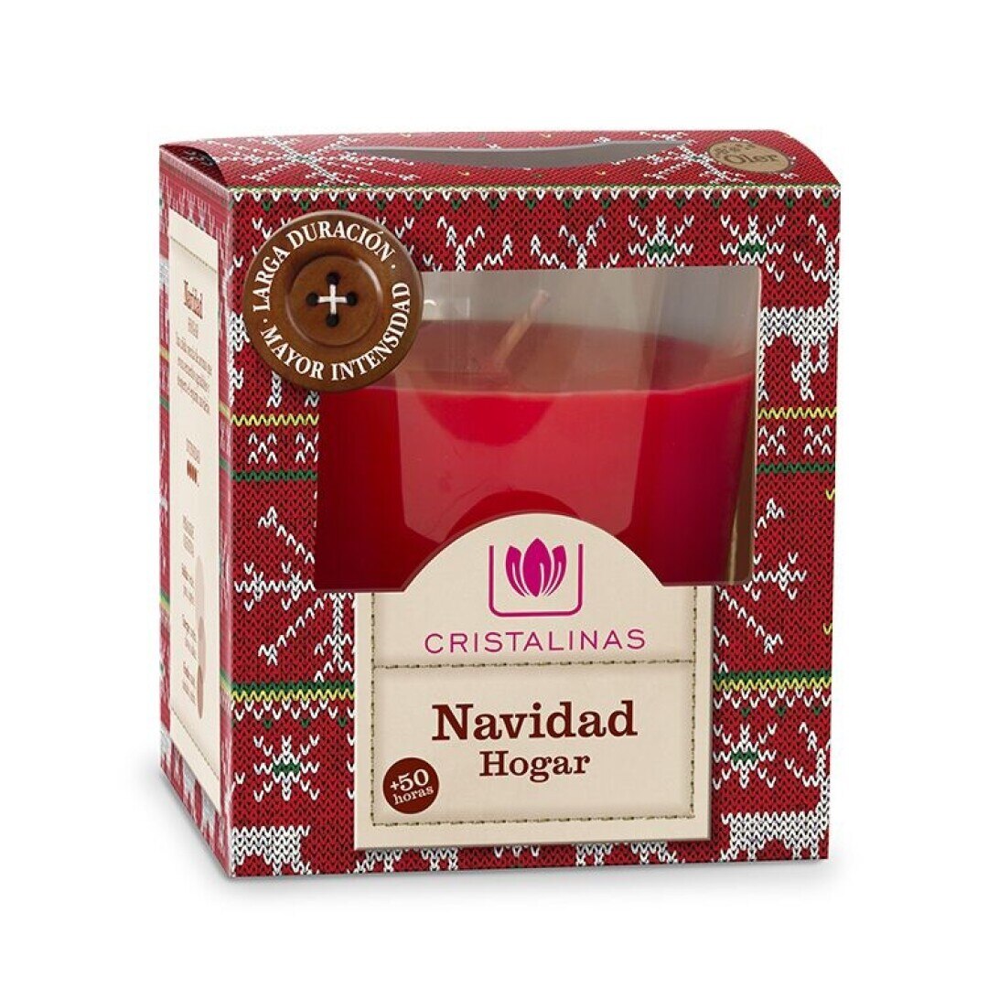 Lumanare naturala aroma Sarbatori 50 ore, 545 g