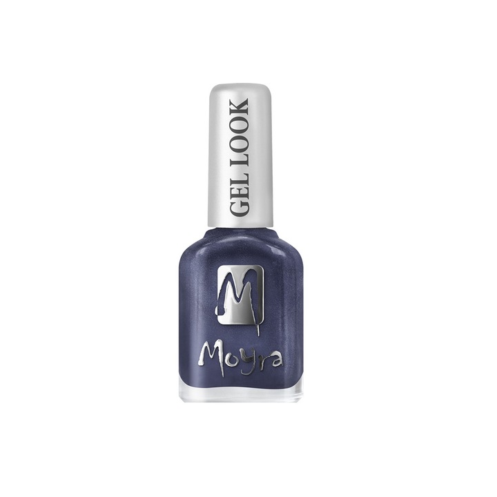 Lac de unghii, Moyra Gel Look, 12ml, 1002, Violet