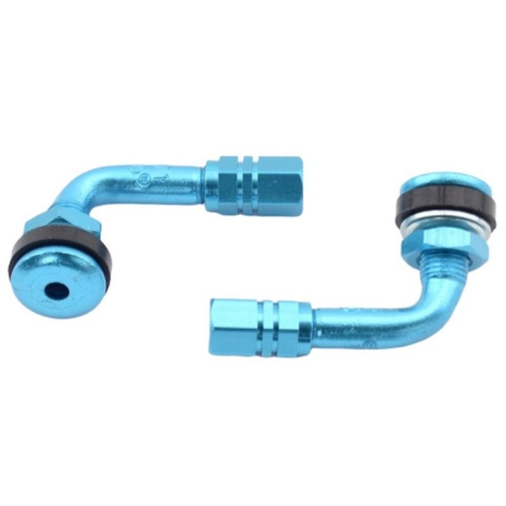 Szelep adapter Vicma 952AZ gumikhoz - 90 °, kék