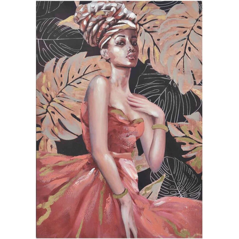 Tablou canvas Lady in Red, Charisma, 70Χ100