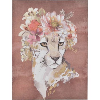 Tablou canvas Flower Leopard, Charisma, 60Χ3Χ80 Tablou canvas Flower Leopard, Charisma, 60Χ3Χ80