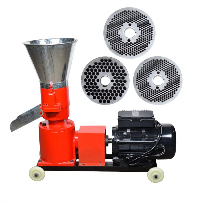 Granulator Furaje EMP®️ Tehno cu Reductor, Profesional, 3 KW, 125 kg/h, 1500 RPM, Cupru 100%, Trifazat