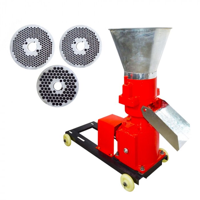 Granulator Furaje EMP®️ Tehno cu Reductor, KL-140, Profesional, Fara Motor, Rosu