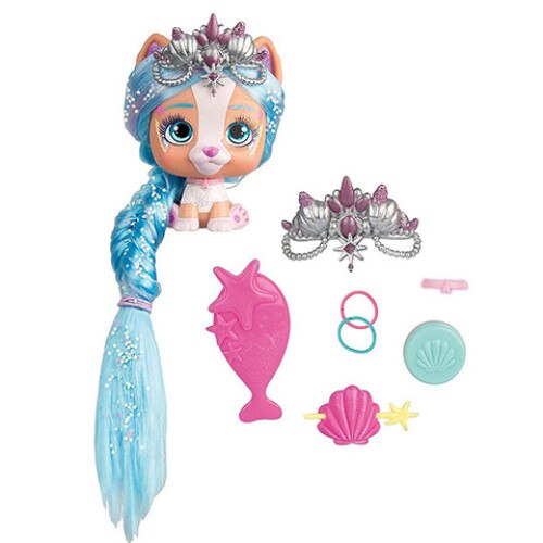 Catelus VIP Pets seria 2, Glitter Twist, cu 9 accesorii surpriza
