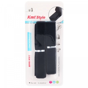 Banda de tip Velcro cu scai / arici, 2 cm x 100 cm, Negru Banda de tip Velcro cu scai / arici, 2 cm x 100 cm, Negru