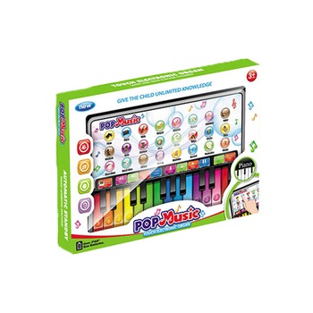 Orga de jucarie cu touch Pop Music Touch, 25 tasete, 12 tipuri de sunete Orga de jucarie cu touch Pop Music Touch, 25 tasete, 12 tipuri de sunete