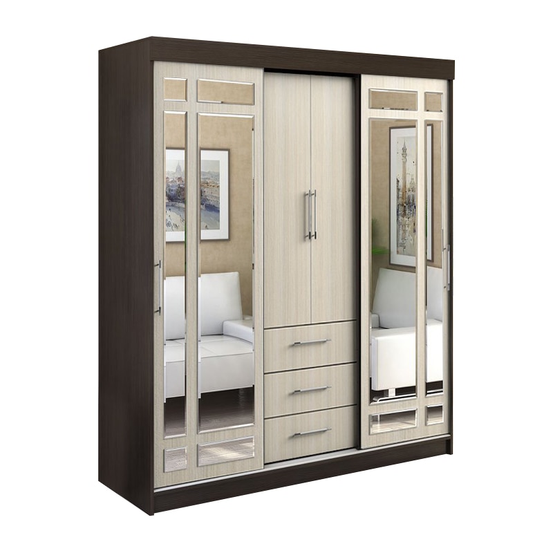 Dressing FORTUNA, 170x60x210cm, Belford / Wenge