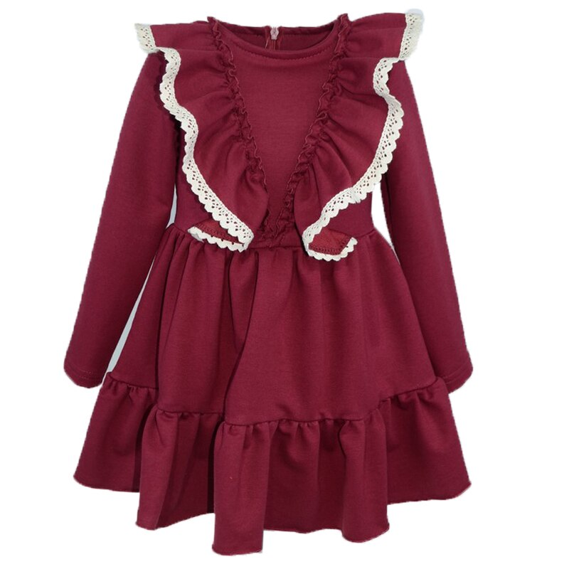 Rochie pentru fete Tylkomet TLY-13, Bordo 98 CM