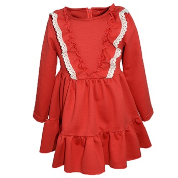 Rochie pentru fete Tylkomet TLY-14, Rosu 98 CM Rochie pentru fete Tylkomet TLY-14, Rosu 98 CM