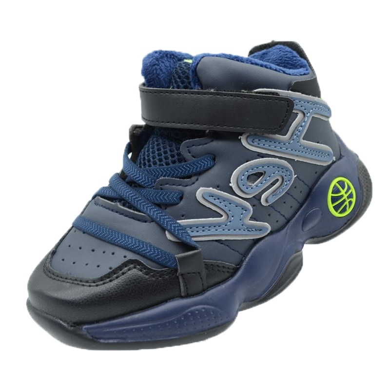 Ghete imblanite pentru baieti Tom Miki C-T9675-B-31, Bleumarin 31 EU