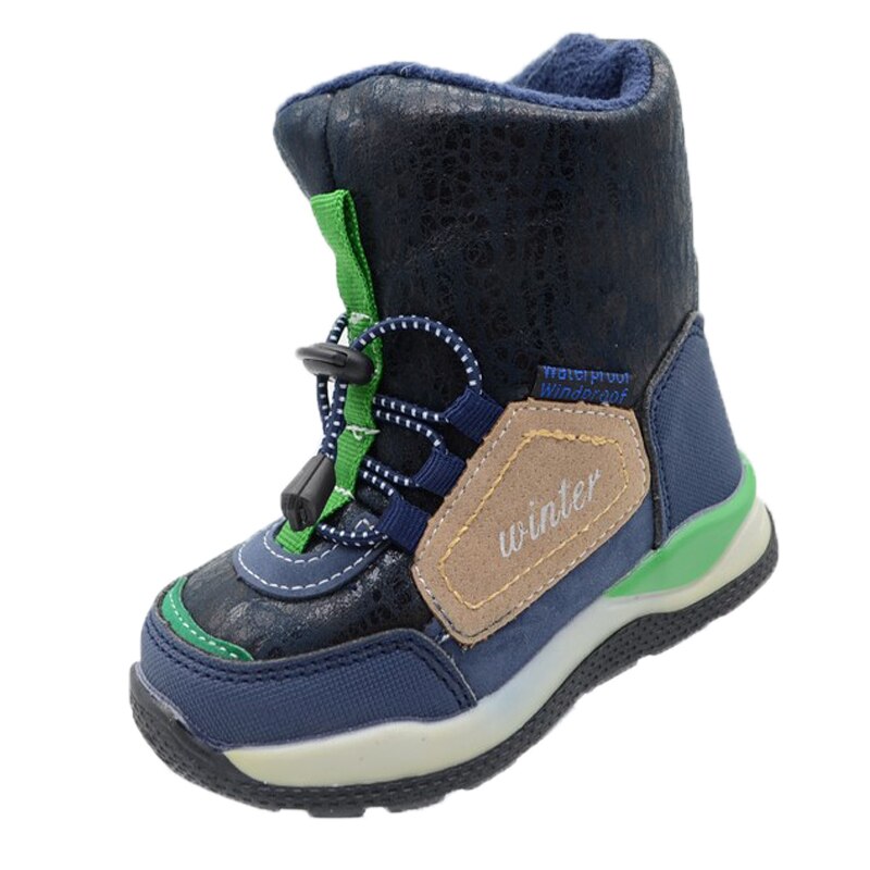 Cizme imblanite pentru baieti Tom Miki C-T75-93-F-27, Bleumarin 67559