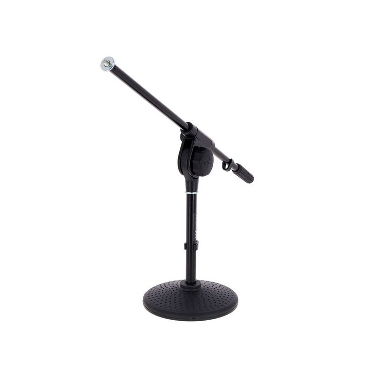 Stativ Microfon Millenium MS 2006 de masa cu talpa rotunda, inaltime maxima 330mm, Negru