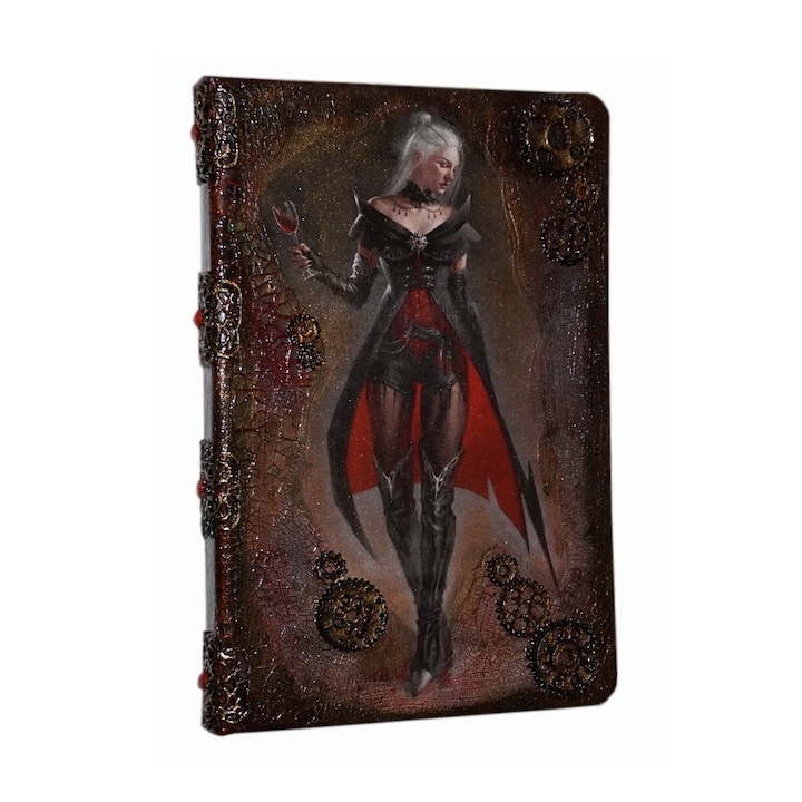 Agenda personalizata, handmade, Gothica, Serena design, multicolor, A5