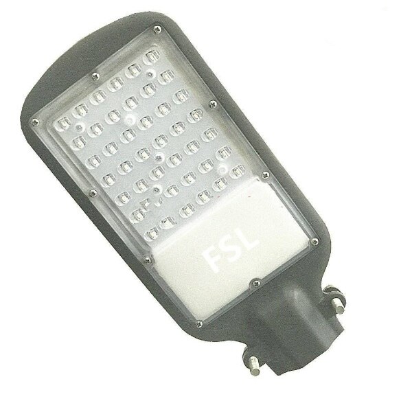 Lampa LED Stradala 30W Aluminiu, Gri, FSL