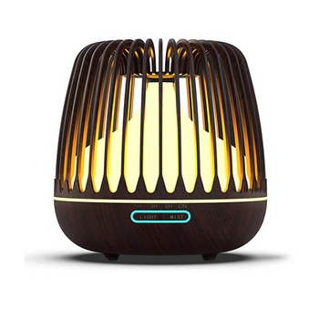 Difuzor Aromaterapie/Umidificator, 7 leduri color, 500ml, Wenge Difuzor Aromaterapie/Umidificator, 7 leduri color, 500ml, Wenge