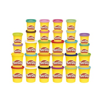 Set Play-Doh - Super culori, Plastilina, 28 cutii Set Play-Doh - Super culori, Plastilina, 28 cutii