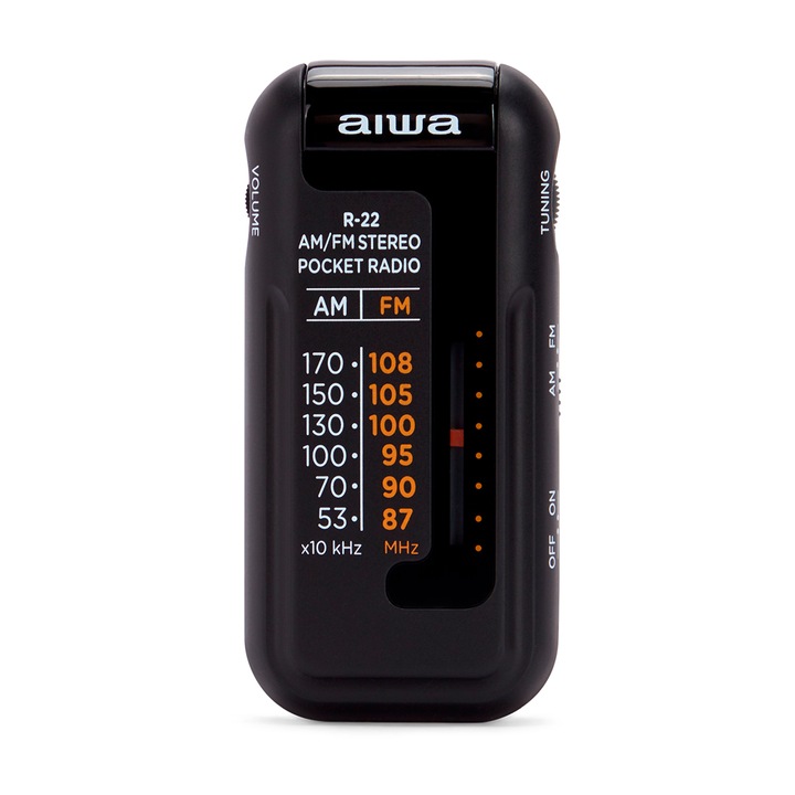 Портативно радио AIWA R-22BK, Черен