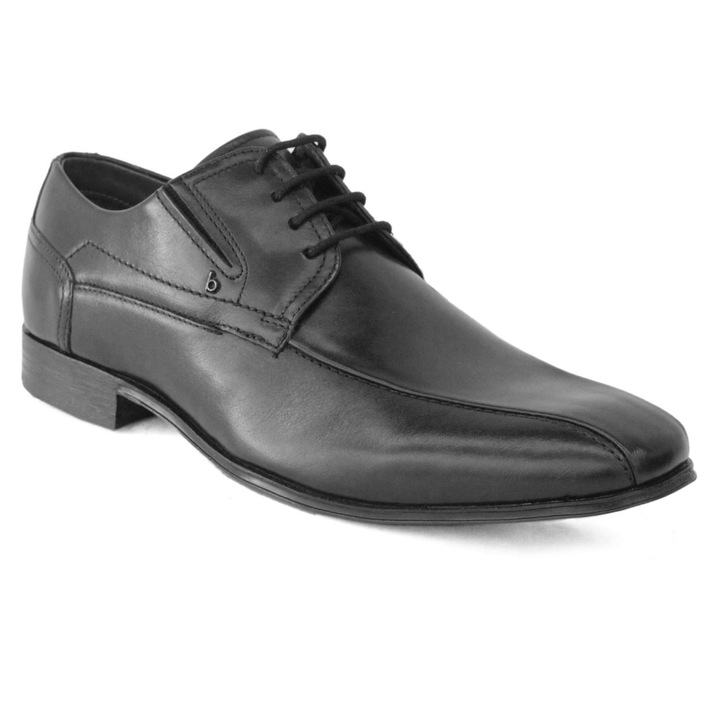 Pantofi eleganti, Bugatti, Piele naturala, Marime 40, Negru