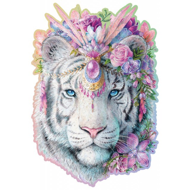 Puzzle Din Lemn Mystic Tiger L, Wooden City, 250 piese