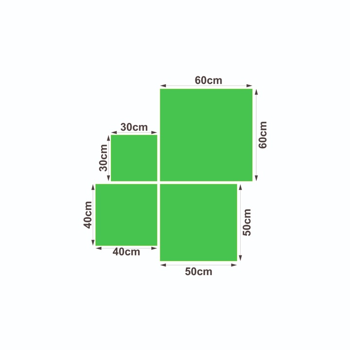 4 db-os Multicanvas festmény készlet, Roses 240, UV Print PREMIUM COTTON vászonra (400 g/m2) és fakeretre feszítve (Profil 2X3,6cm), 100x110 cm