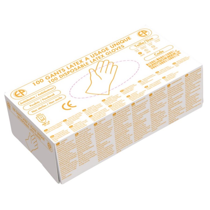 Latex vizsgálókesztyű zöld 5806-12B (zöld*, 12) (5812B XL)