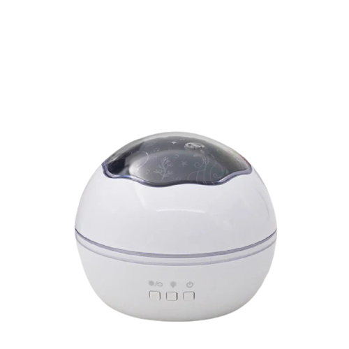 Lampa de veghe proiector Cerul instelat si Lumea subacvatica, portabila, cu functie rotativa, culoare alb