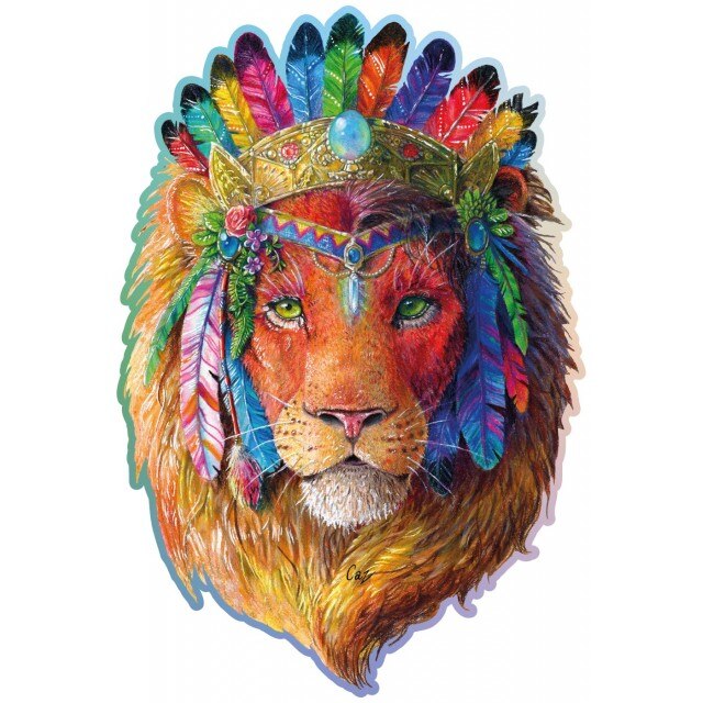Puzzle din lemn, Mystic Lion, Wooden City, 250 piese