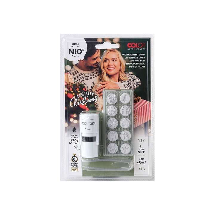 Печат COLOP Little Nio, Aвтоматичен, С 10 клишета