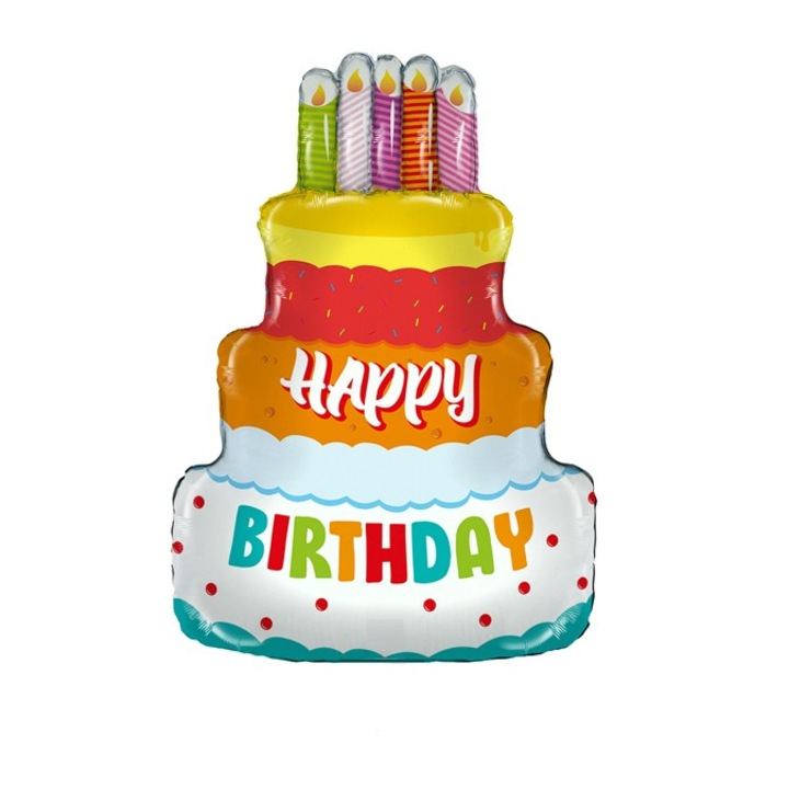 Balon folie mini figurina tort 23 x 32 cm