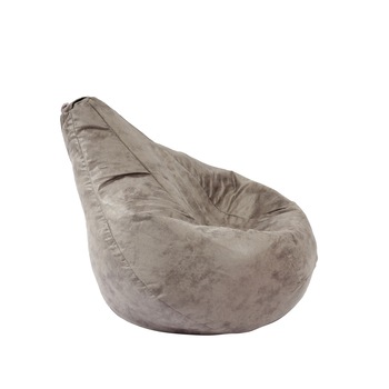 Fotoliu Pufrelax Mic Copii, 4-14 ani, Nirvana Light, Discover Gray, Gama Premium Textil, cu husa detasabila textila, umplut cu perle polistiren Fotoliu Pufrelax Mic Copii, 4-14 ani, Nirvana Light, Discover Gray, Gama Premium Textil, cu husa detasabila textila, umplut cu perle polistiren