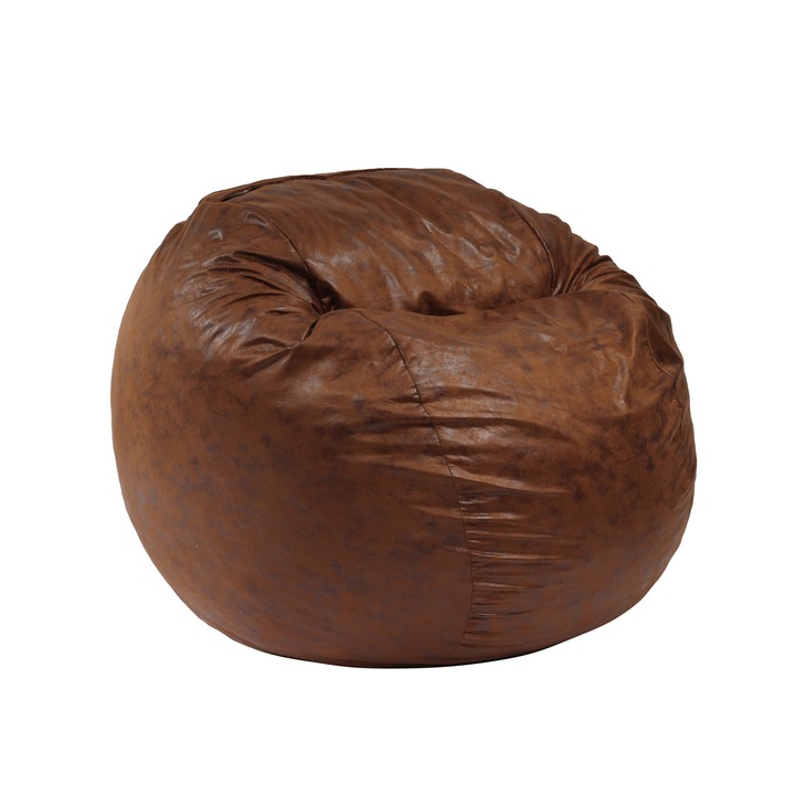 Pufrelax King Size nagy babzsák, jeges kávé, Premium Textil termékcsalád, memory mix szivacspelyhekkel töltve