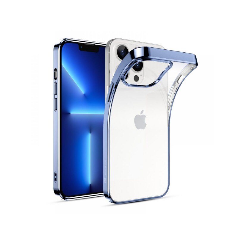 Husa Spate Esr Project Zero Compatibila Cu iPhone 13 Pro, Silicon, Albastru