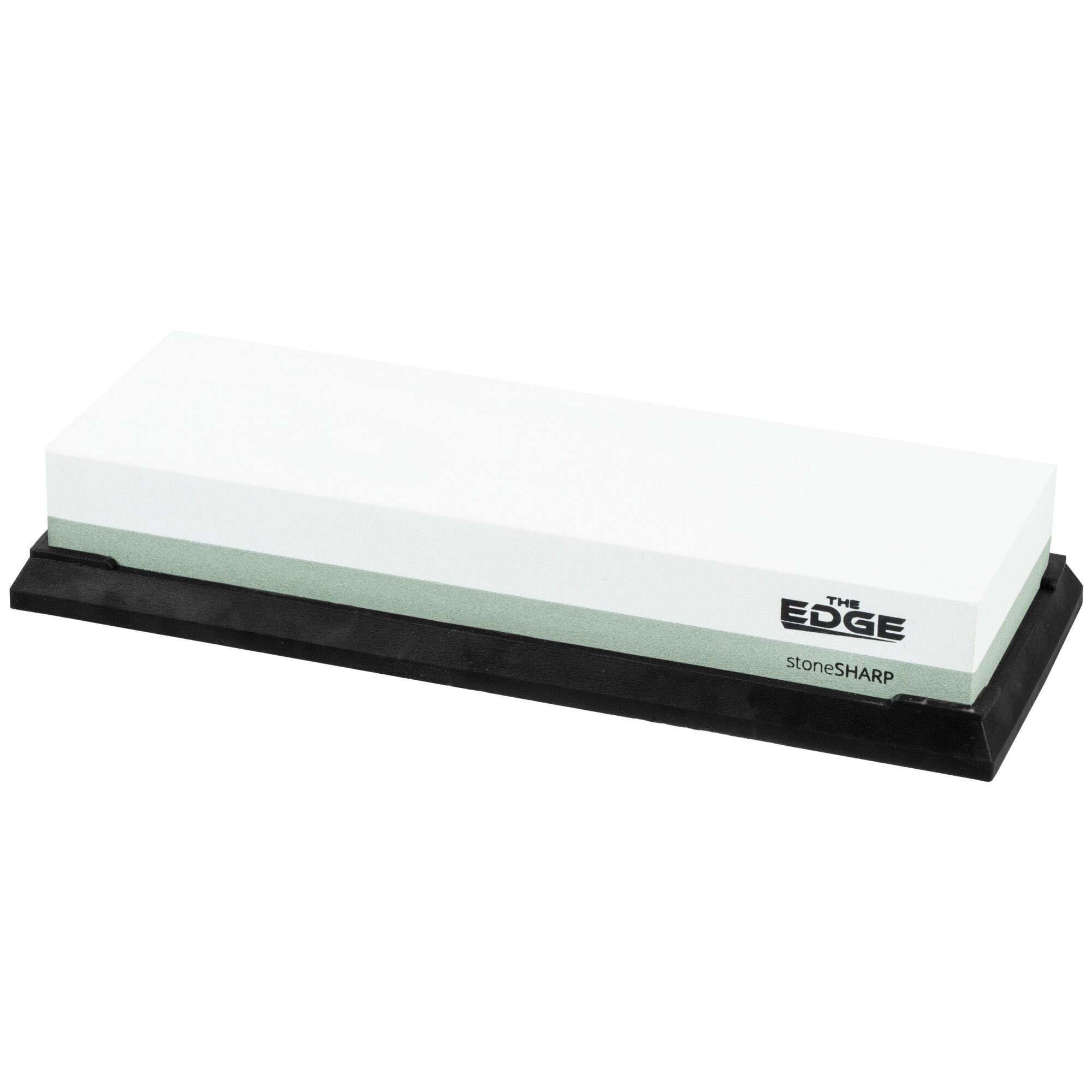Dispozitiv ascutire cutite EDGE stoneSHARP 1000/6000, Piatra de apa, 18x6 cm, Alb/Verde