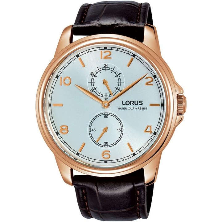 Мъжки часовник Lorus R3A24AX9, Кварцов, Розово злато