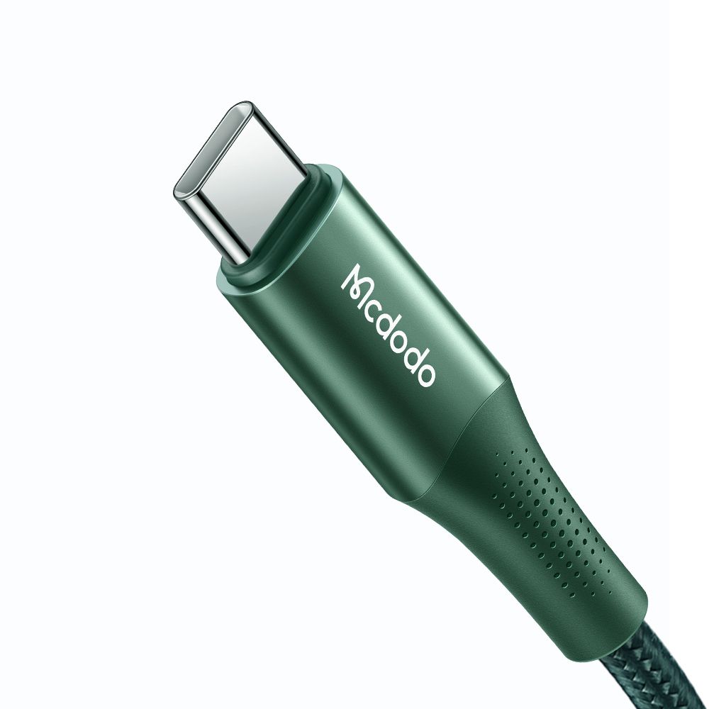 Cablu Mcdodo PD Fast Charge Type-C la Lightning Green 20W, 1.2m, indicator led