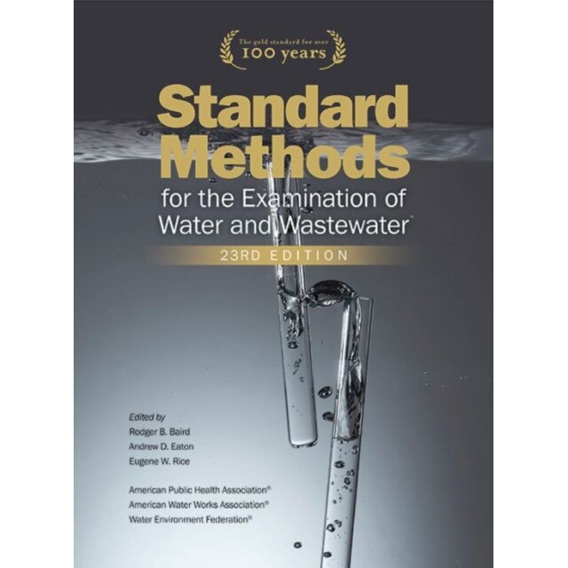 Standard Methods for the Examination of Water and Wastewater, 23rd Edition de E. W. Rice