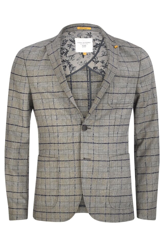 Sacou barbati 'New In Town' Lerros, gri, 52, carouri